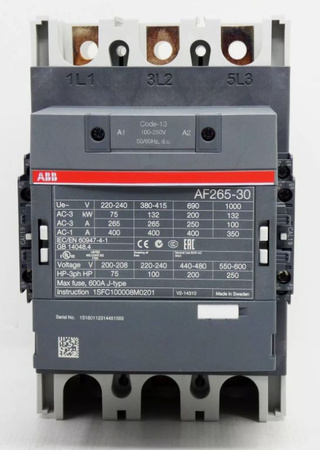 ABB 1SFC100008M0201 AF265-30 100-250V Stycznik